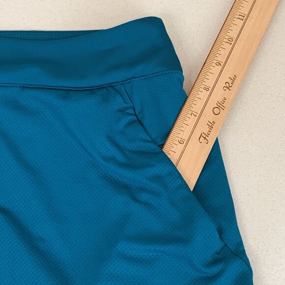 Nike Dri-Fit Flex Knit Golf Skort Womens Small Stretch Blue Gusset Moisture wick - Picture 4 of 11
